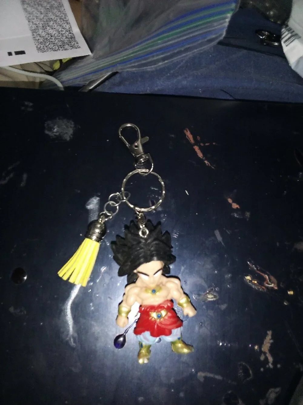 Dragon Ball z Broly Keychain Bag Charm